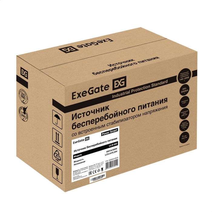  ExeGate Power Smart ULB-500.LCD.AVR.2SH