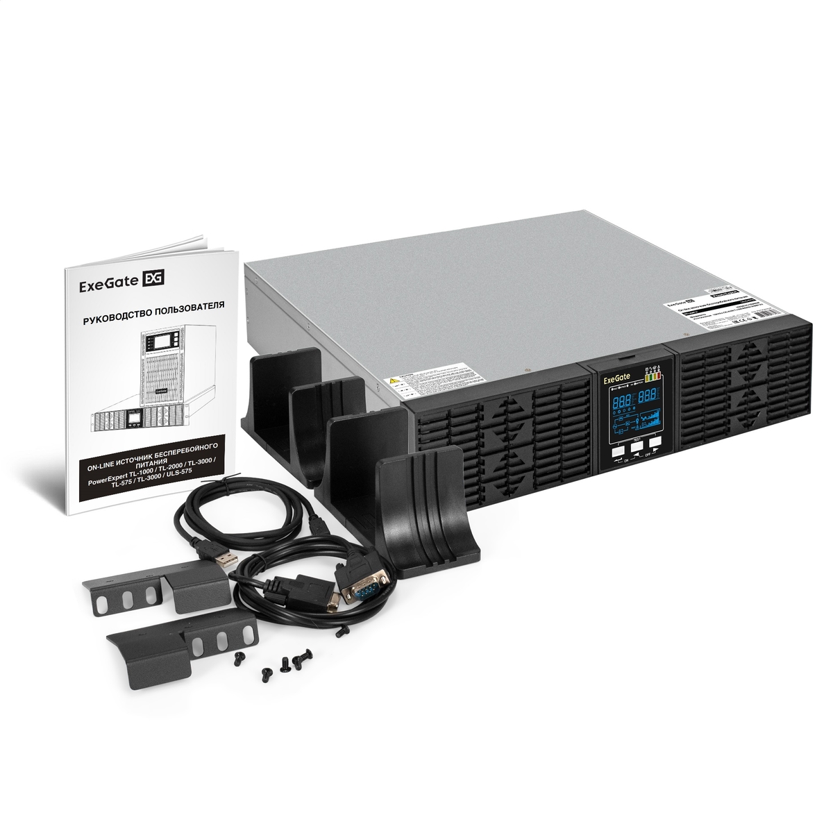  On-line ExeGate PowerExpert ULS-575-6kVA.LCD.AVR.T.USB.RS232.SNMP.2U