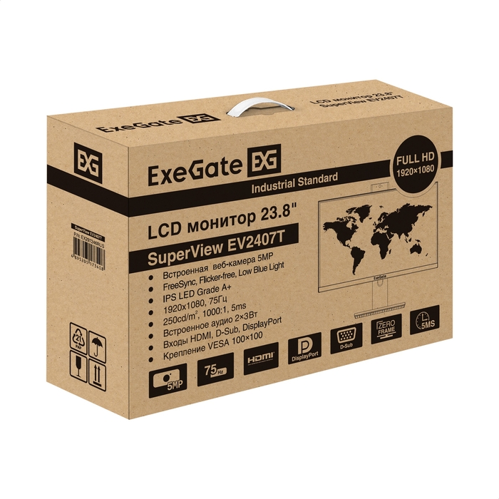   - 23.8" ExeGate SuperView EV2407T