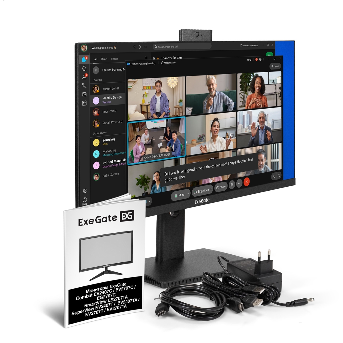   - 23.8" ExeGate SuperView EV2407T