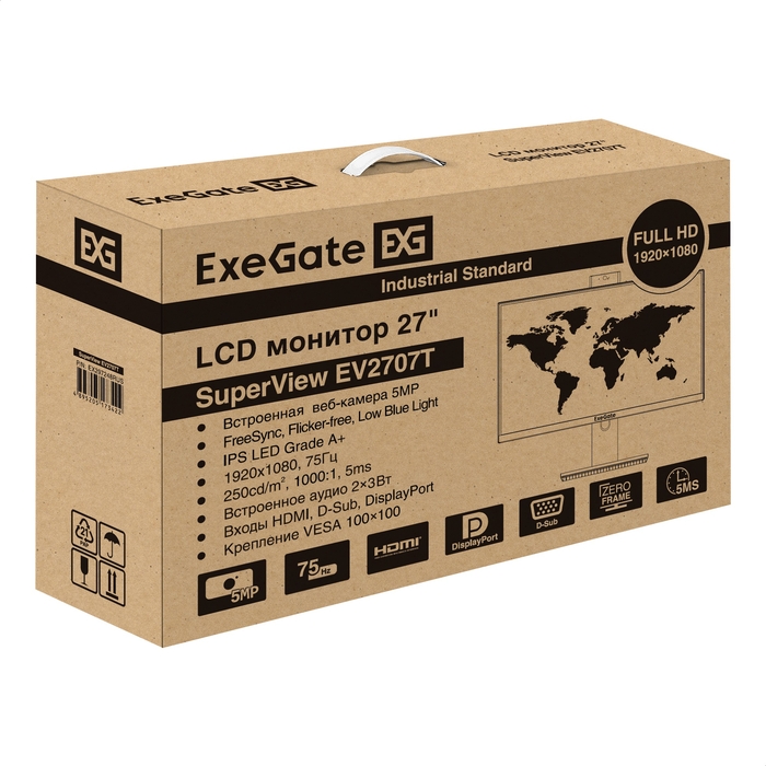   - 27" ExeGate SuperView EV2707T