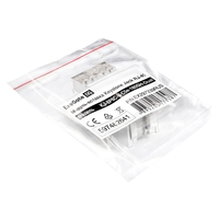 - Keystone Jack RJ-45 ExeGate KJ-8P8C-U-C5e-180SH-Dual