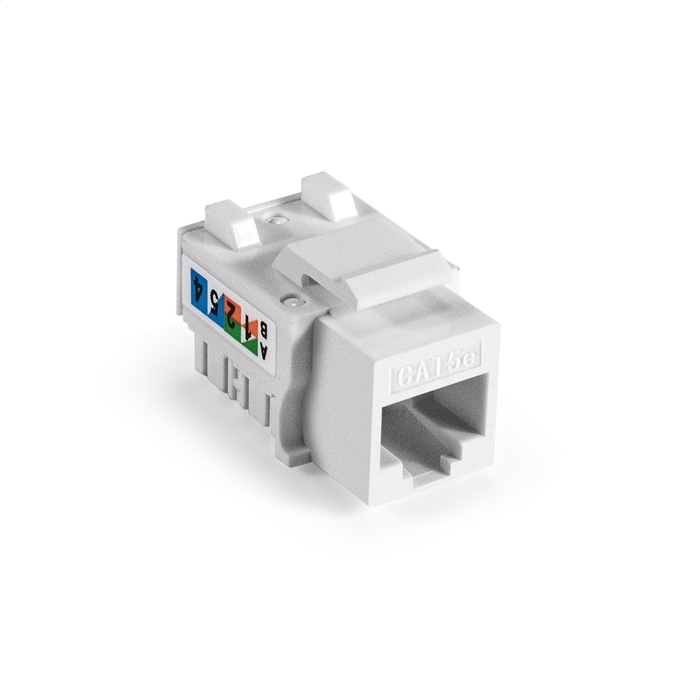 - Keystone Jack RJ-45 ExeGate KJ-8P8C-U-C5e-90-110