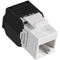 - Keystone Jack RJ-45 ExeGate KJ-8P8C-U-C5e-180-TL